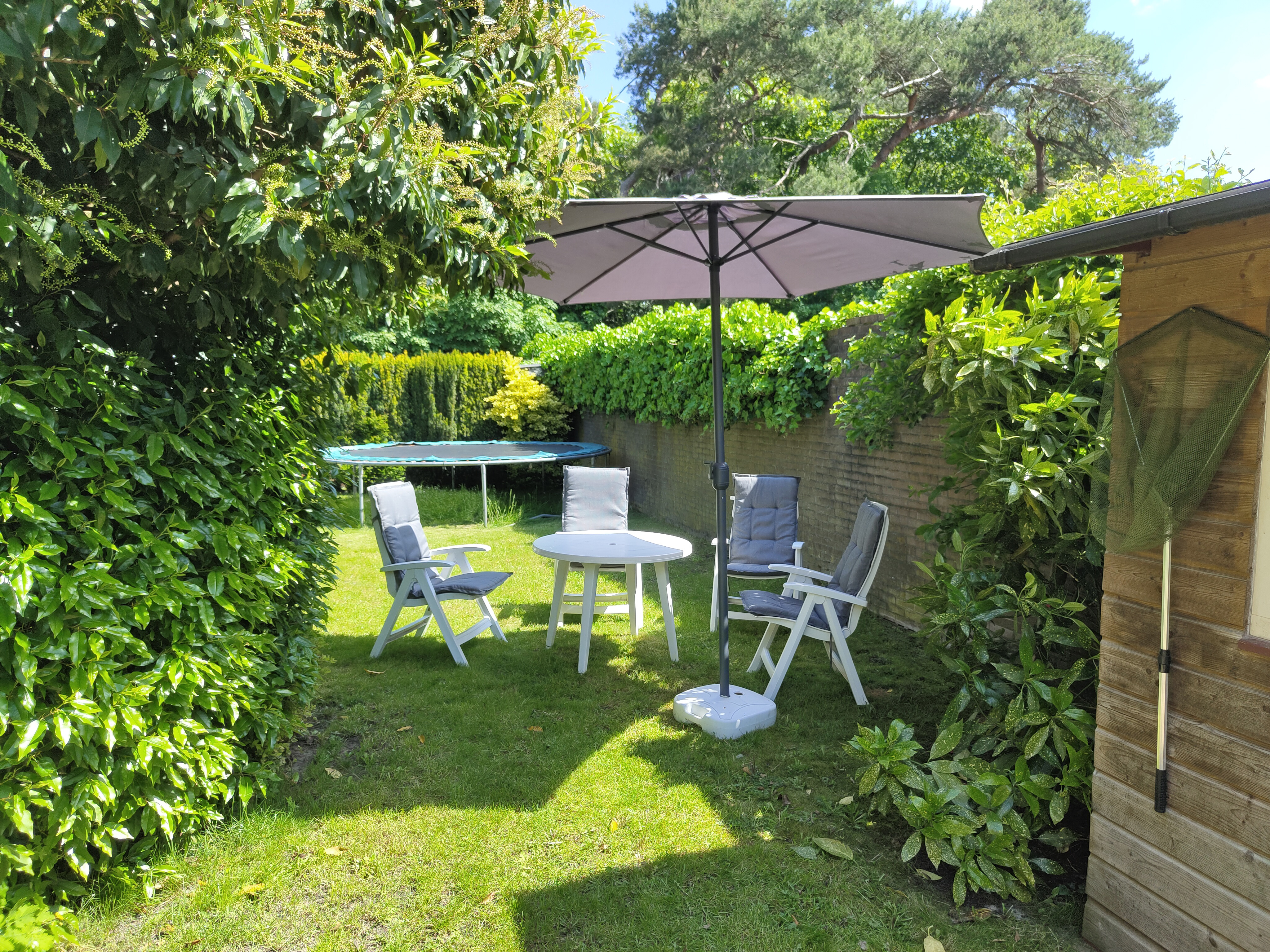 Ontspanning in eigen tuin